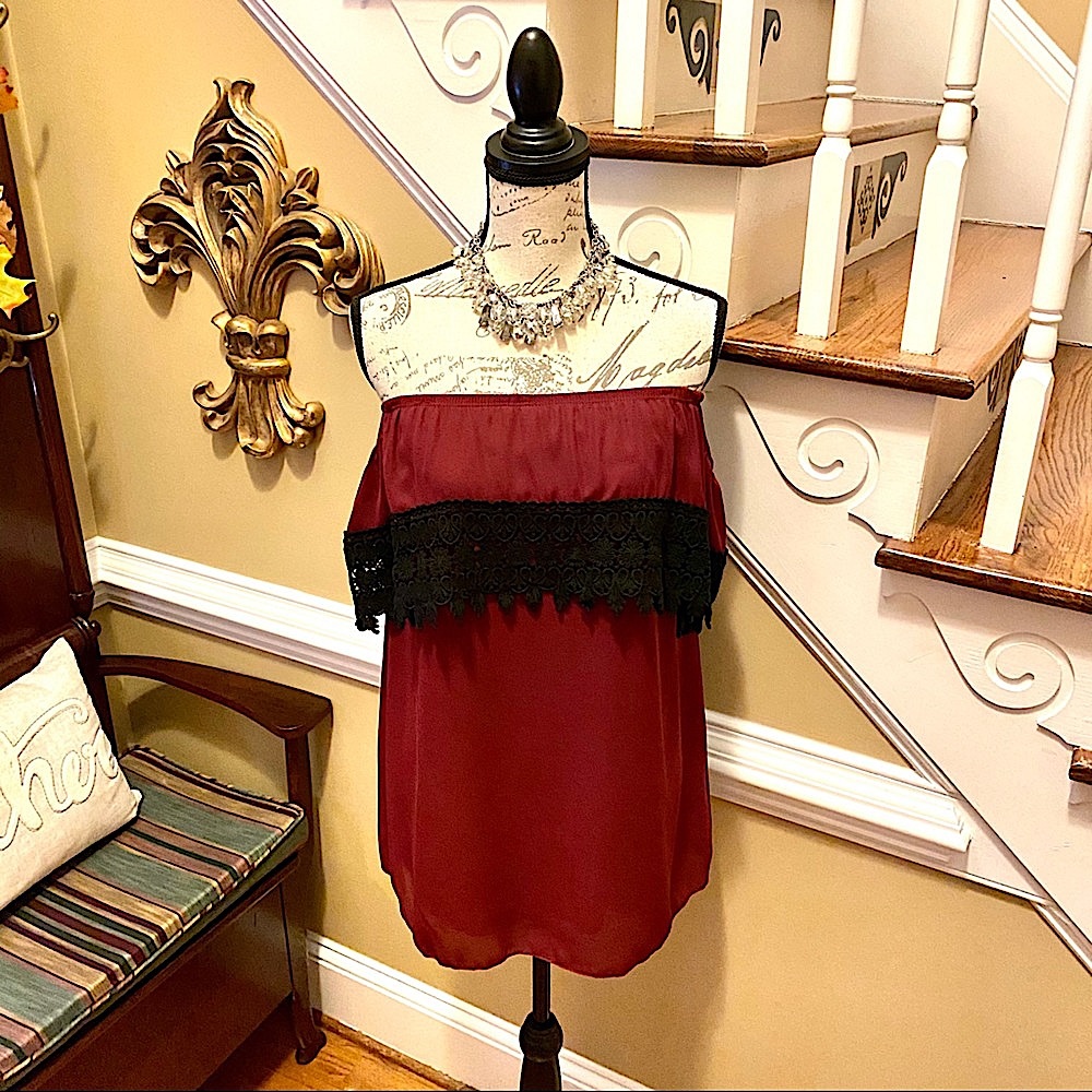 South Carolina Gamecocks game day off shoulder mini dress